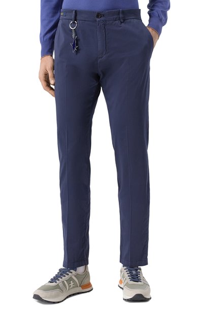 Брюки из хлопка и шелка PAUL&SHARK, арт. 25414043, фото 3