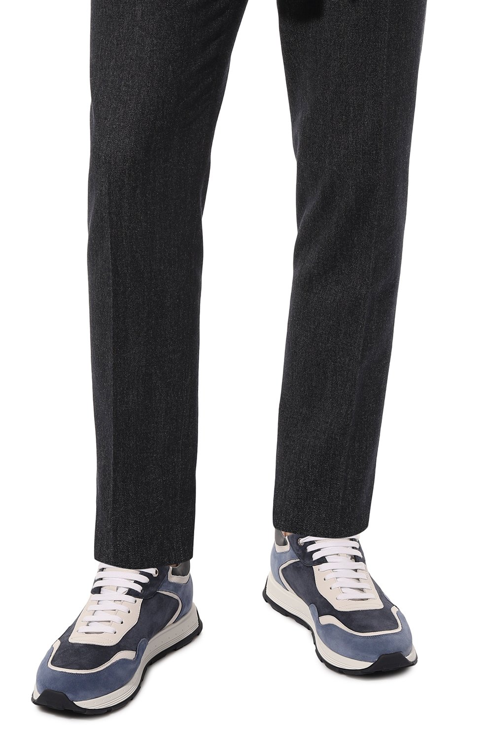 Замшевые кроссовки STEFANO RICCI, арт. US61_G6420/SDPMRW, фото 3