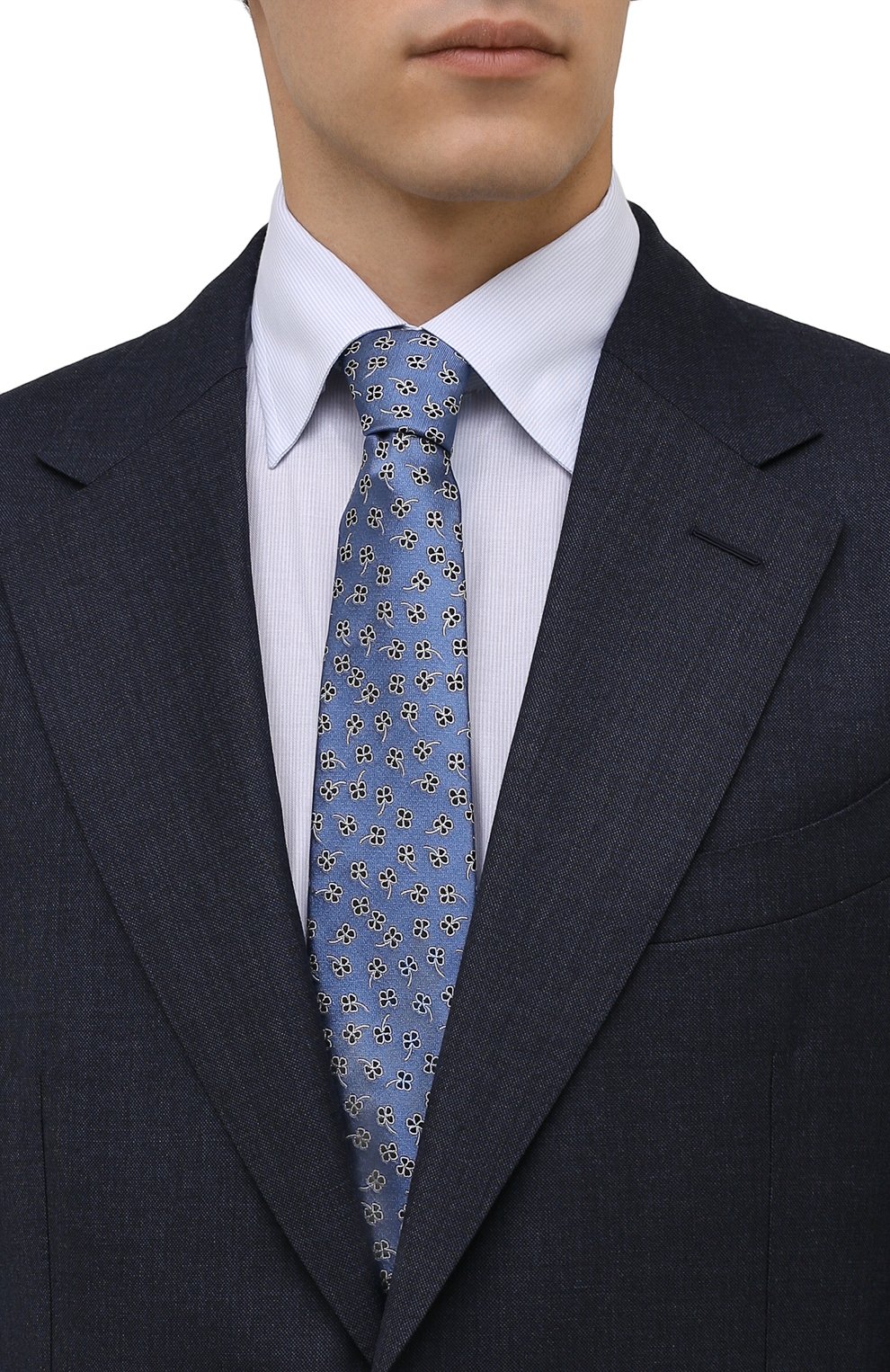 Шелковый галстук LANVIN, арт. 3221/TIE, фото 2