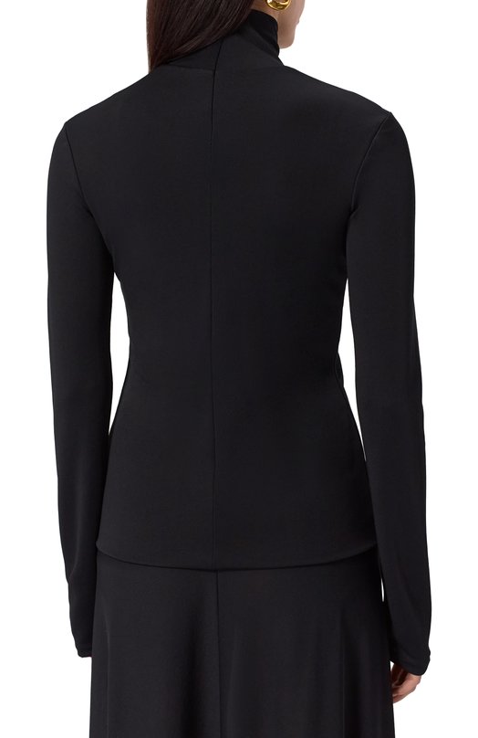Водолазка из вискозы Jil Sander J04NH0001/J65016 Чёрный  J04NH0001/J65016 Фото 4