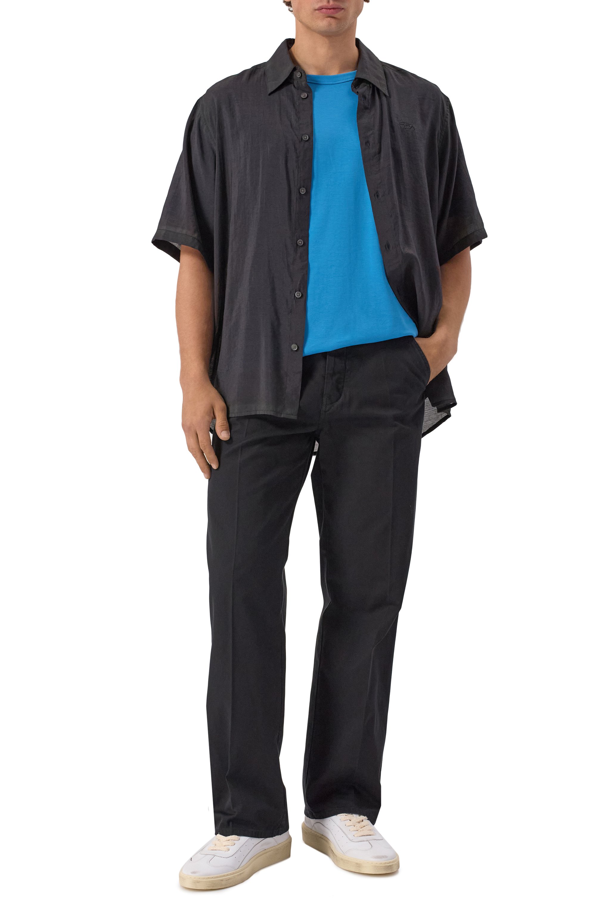 Хлопковые брюки DIESEL, арт. A19638/0NJBP, фото 2