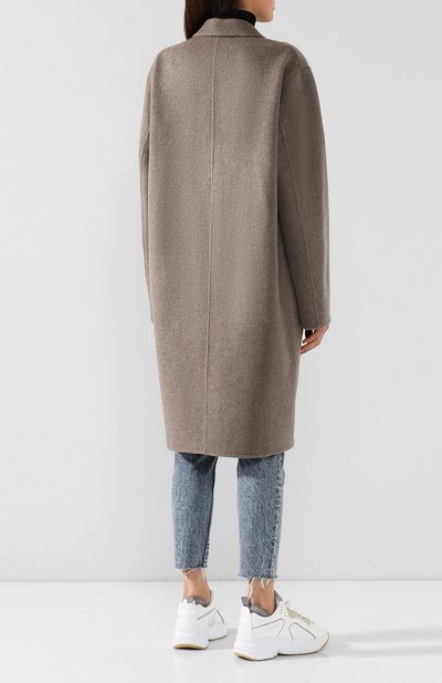 Шерстяное пальто ACNE STUDIOS серого цвета по цене 76550 руб., арт. A90165, фото 4 Шерстяное пальто ACNE STUDIOS, арт. A90165, фото 4