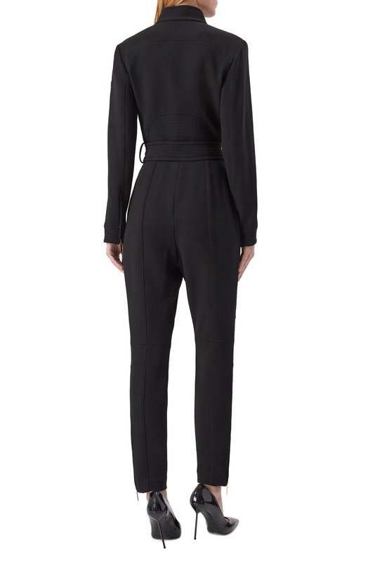 Шерстяной комбинезон Elie Saab JU110NF25/CD020 Чёрный  JU110NF25/CD020 Фото 3