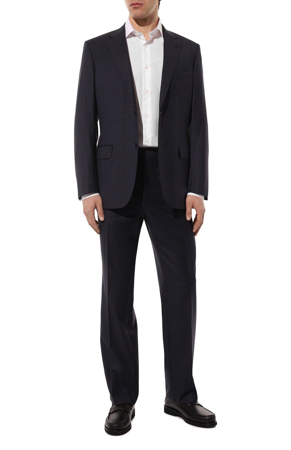 Хлопковая сорочка GIAMPAOLO белого цвета по цене 27550 руб., арт. 608/TS15012, фото 2 Хлопковая сорочка GIAMPAOLO, арт. 608/TS15012, фото 2