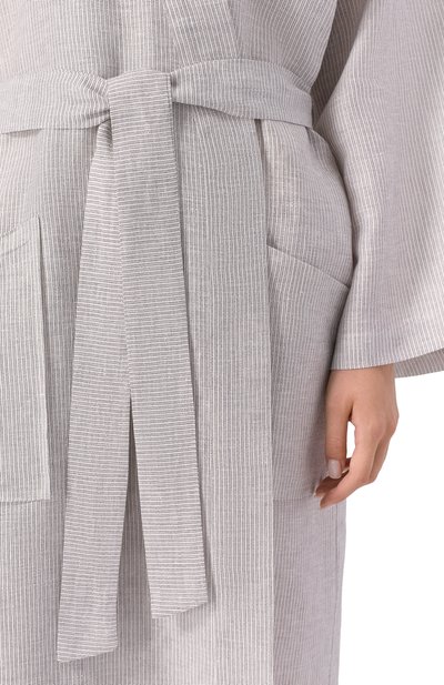 Халат изо льна и хлопка FRETTE, арт. FR6853 R0303 G02M, фото 4