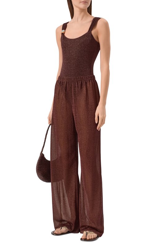 Брюки OSEREE LPF202/LUREX/SAND Коричневый  LPF202/LUREX/SAND Фото 2