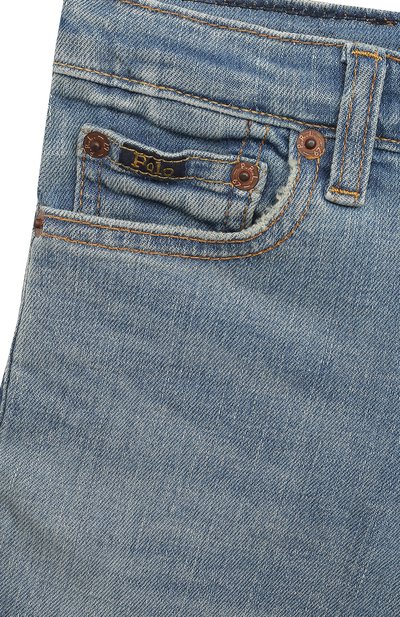 Джинсовые шорты POLO RALPH LAUREN голубого цвета по цене 8710 руб., арт. 322864091, фото 3 Джинсовые шорты POLO RALPH LAUREN, арт. 322864091, фото 3