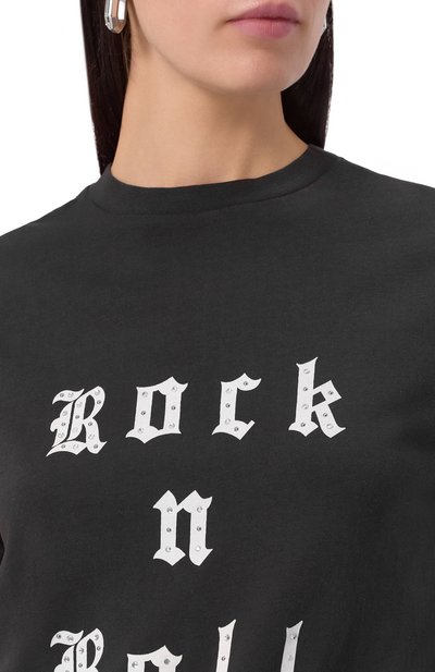 Хлопковая футболка ZADIG AND VOLTAIRE, арт. JWTS02770, фото 5