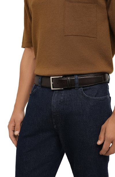 Кожаный ремень BARRETT, арт. 22B594.5/CERV0 ASP0RTABILE, фото 2