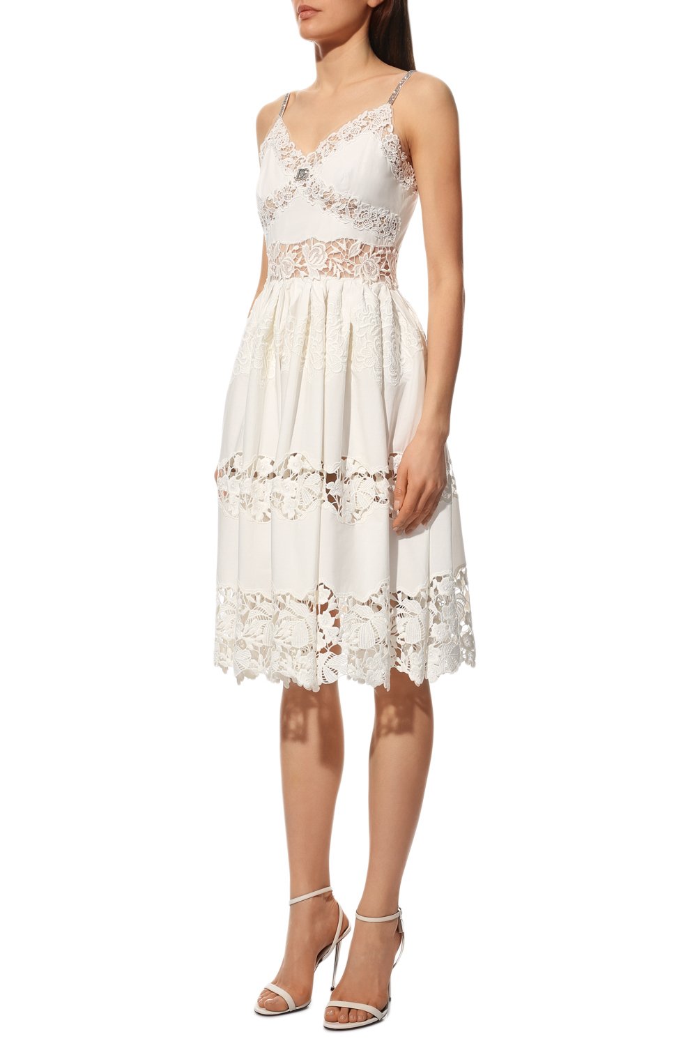 Хлопковое платье DOLCE & GABBANA, арт. F6ZR1Z/FGMFE, фото 3