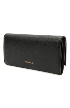 Женские кожаный кошелек COCCINELLE черного цвета, арт. E2 HI5 11 03 01 | Фото 2 (Материал: Натуральная кожа; Нос: Не проставлено; Материал сплава: Проставлено)