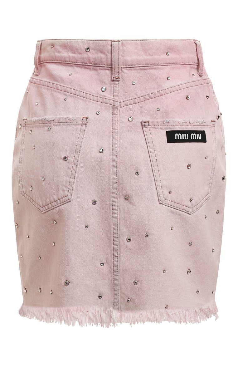 Джинсовая юбка MIU MIU, арт. GWD190-1VZT-F0028, фото 2