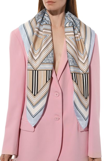 Шелковый платок  BURBERRY, арт. 8056041, фото 3