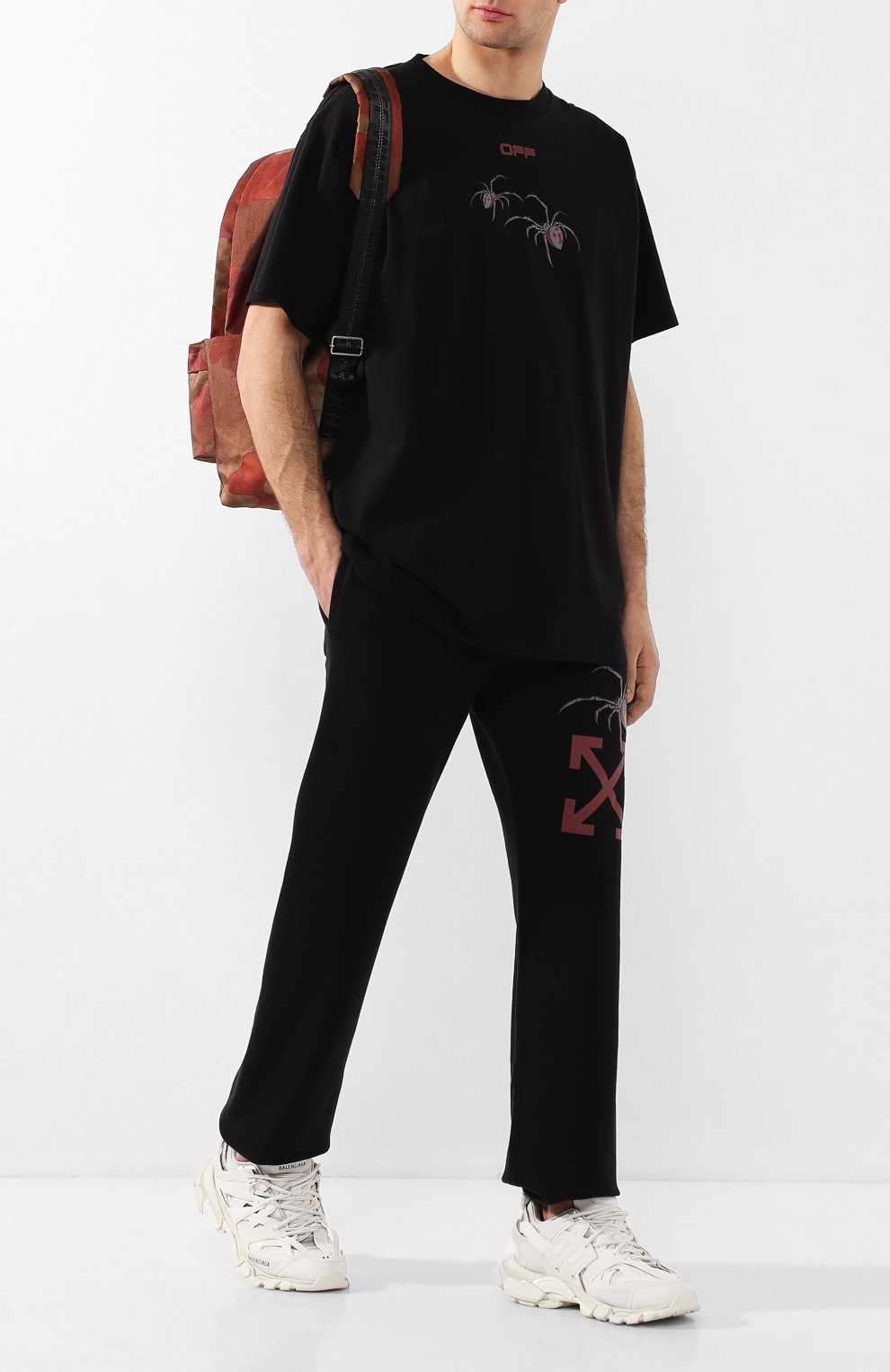 Хлопковая футболка OFF-WHITE, арт. 0MAA038S201850011024, фото 2