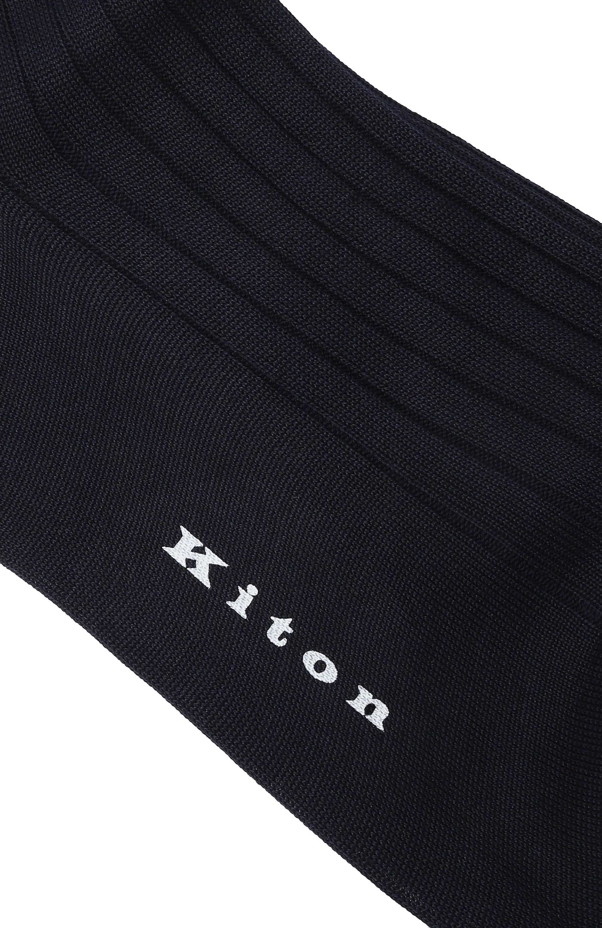 Хлопковые гольфы KITON, арт. UCALZ27K0765H, фото 2