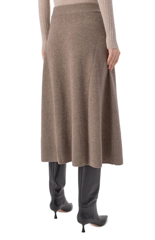 Кашемировая юбка Agnona KG10060E/0K080NE Бежевый  KG10060E/0K080NE Фото 4