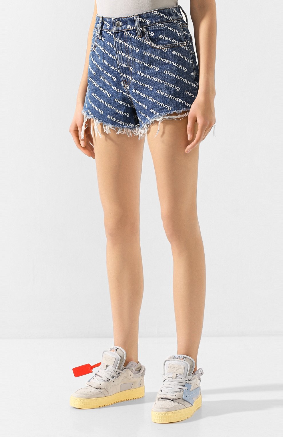 Джинсовые шорты ALEXANDER WANG, арт. 4DC1204644, фото 3