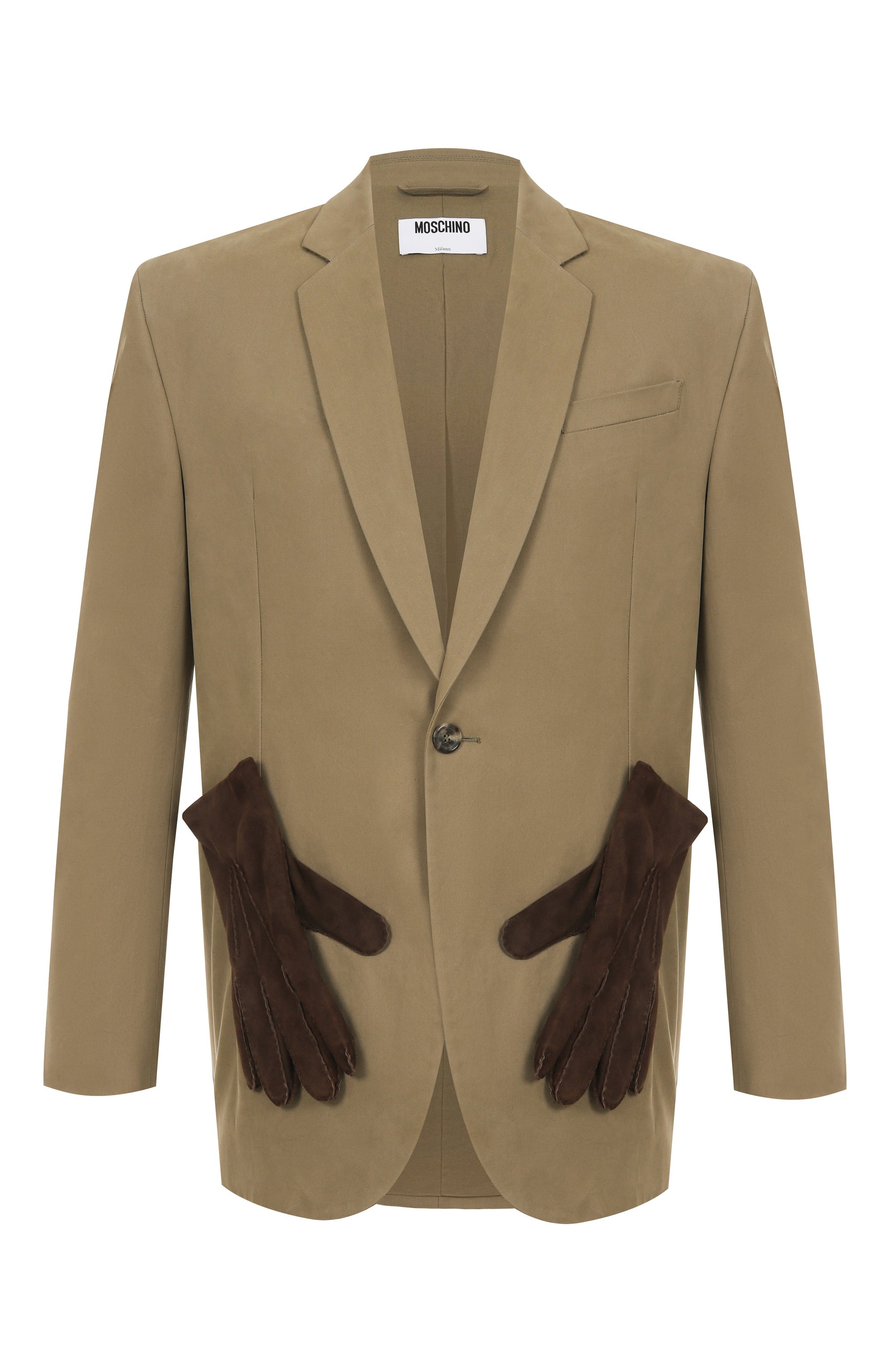 Хлопковый пиджак MOSCHINO, арт. A0502/5218, фото 1