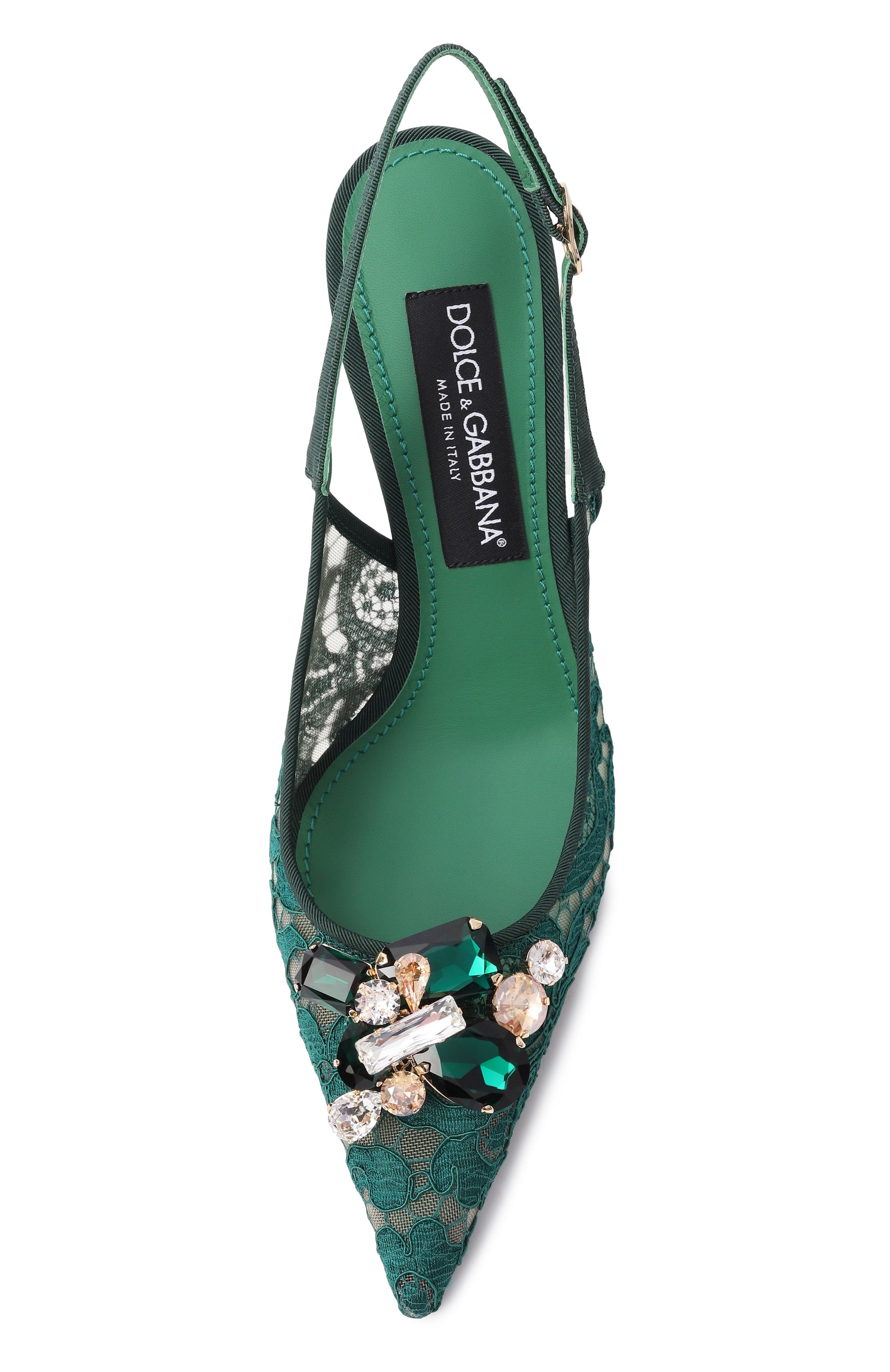 Текстильные туфли rainbow 90 DOLCE & GABBANA, арт. CG0712/AQ074, фото 6