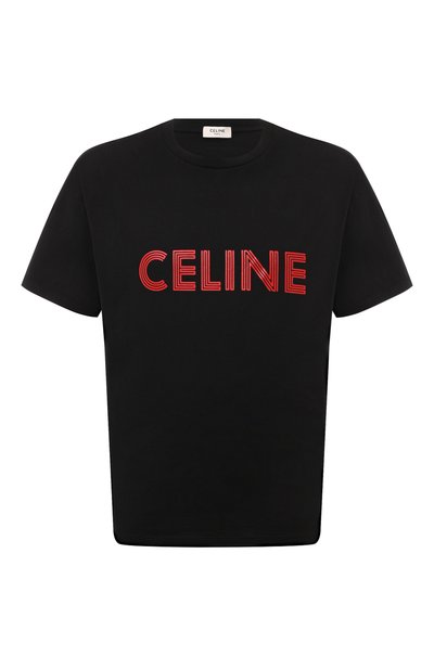 Мужская хлопковая футболка CELINE, арт. 2X51I671Q