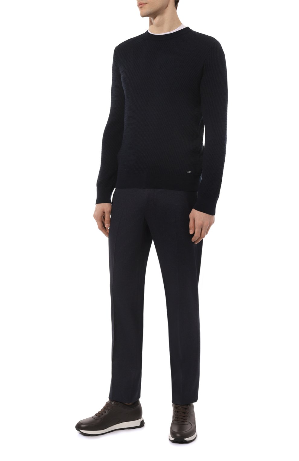 Джемпер из хлопка и шелка ZILLI, арт. MBZ-RN230-ALL01/ML01, фото 2