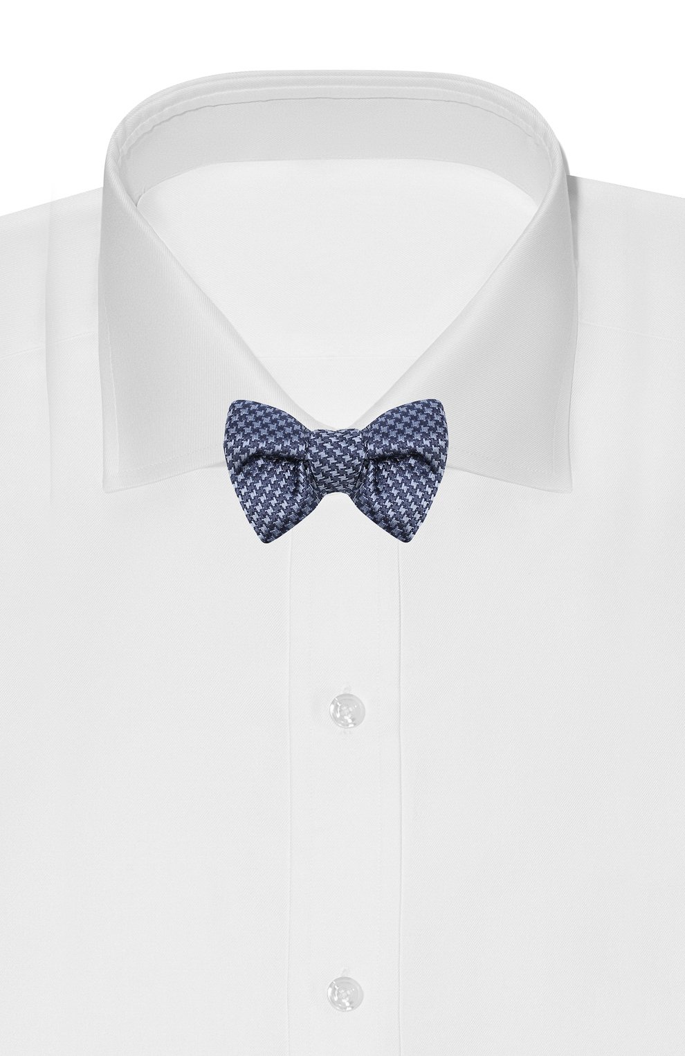 Шелковый галстук-бабочка TOM FORD синего цвета по цене 24250 руб., арт. 4TF08/4CH, фото 2 Шелковый галстук-бабочка TOM FORD, арт. 4TF08/4CH, фото 2