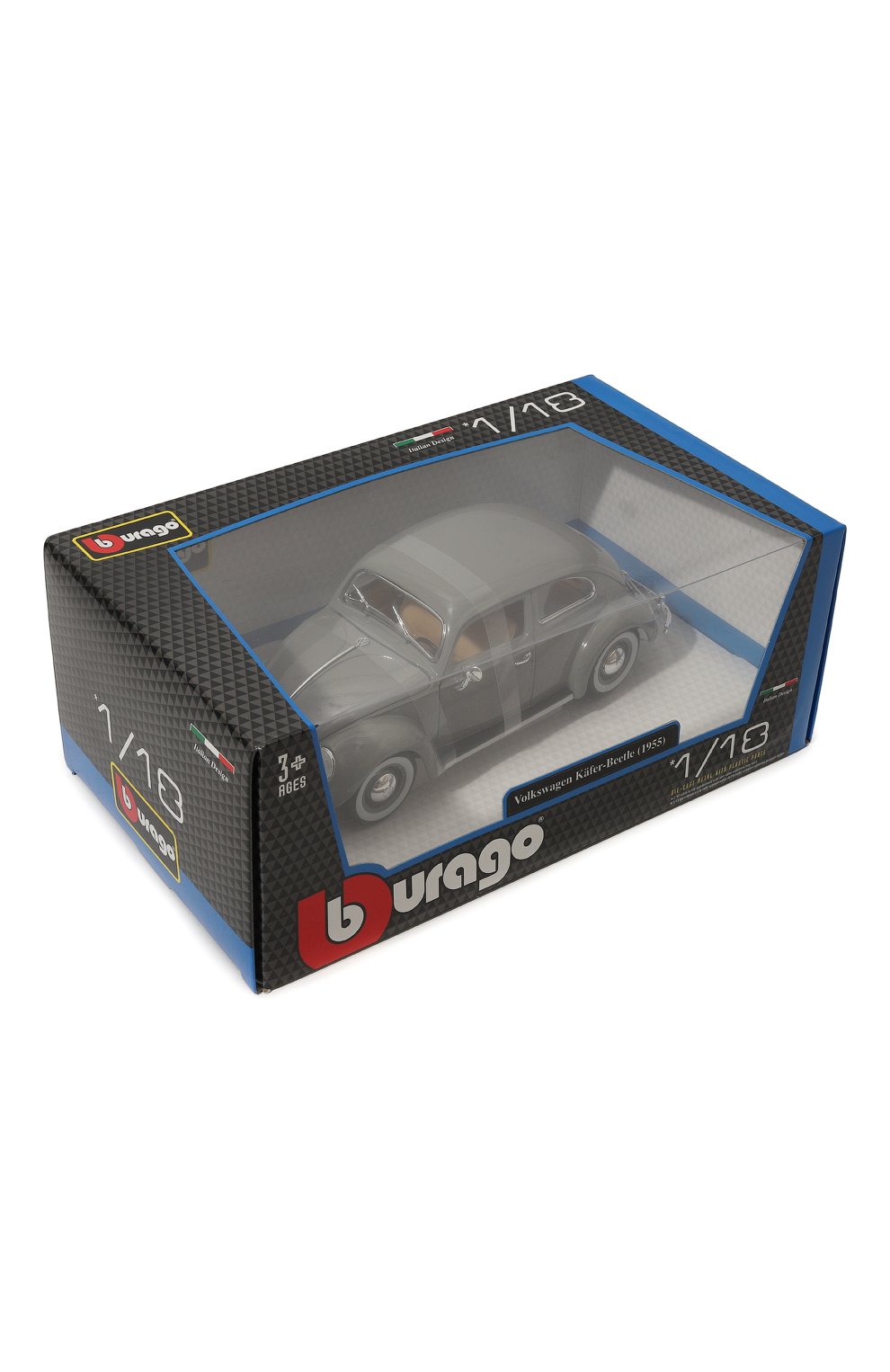 Коллекционная машинка volkswagen kafer beetle 1:18 BBURAGO, арт. 18-12029GY, фото 2