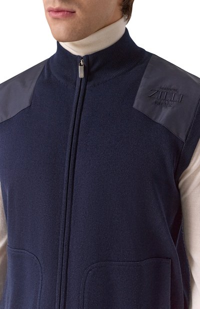 Жилет из хлопка и шелка ZILLI, арт. JSG001M0142VSDE00, фото 5