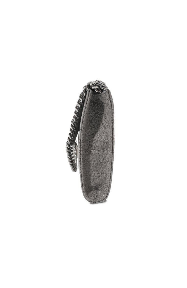 Женская сумка falabella mini STELLA MCCARTNEY светло-серого цвета, арт. 581238/W9132 | Фото 4 (Материал: Текстиль; Размер: mini; Ремень/цепочка: На ремешке; Сумки-технические: Сумки через плечо)