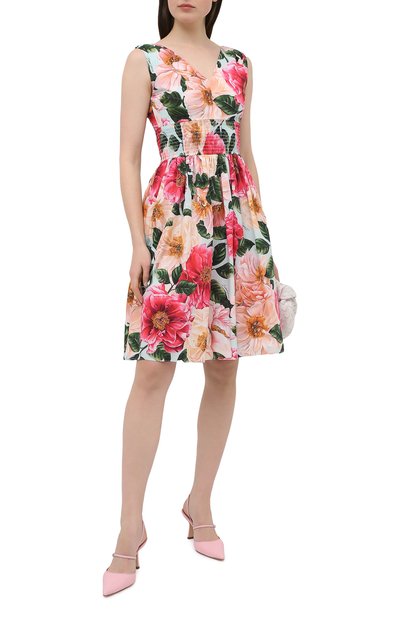 Хлопковое платье DOLCE & GABBANA, арт. F6J7HT/HS5H9, фото 2