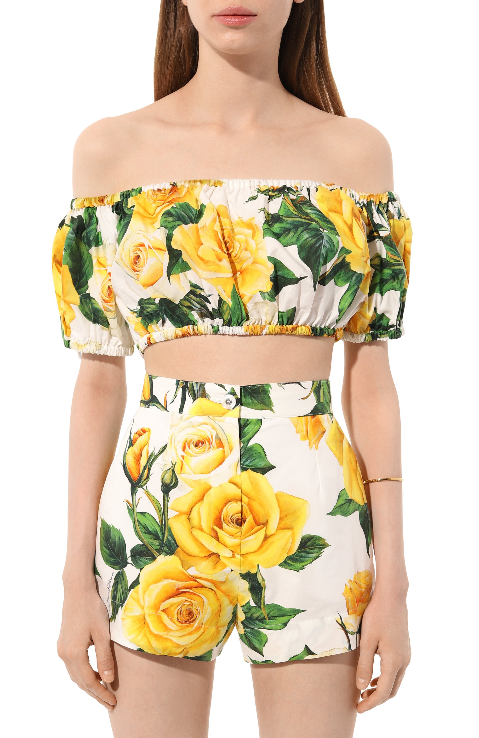 Хлопковый топ DOLCE & GABBANA, арт. F755RT/HS5NK, фото 3