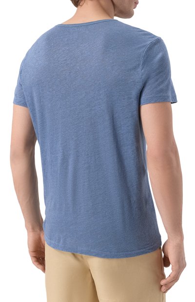 Льняная футболка DEREK ROSE, арт. 3163-J0RD004, фото 4