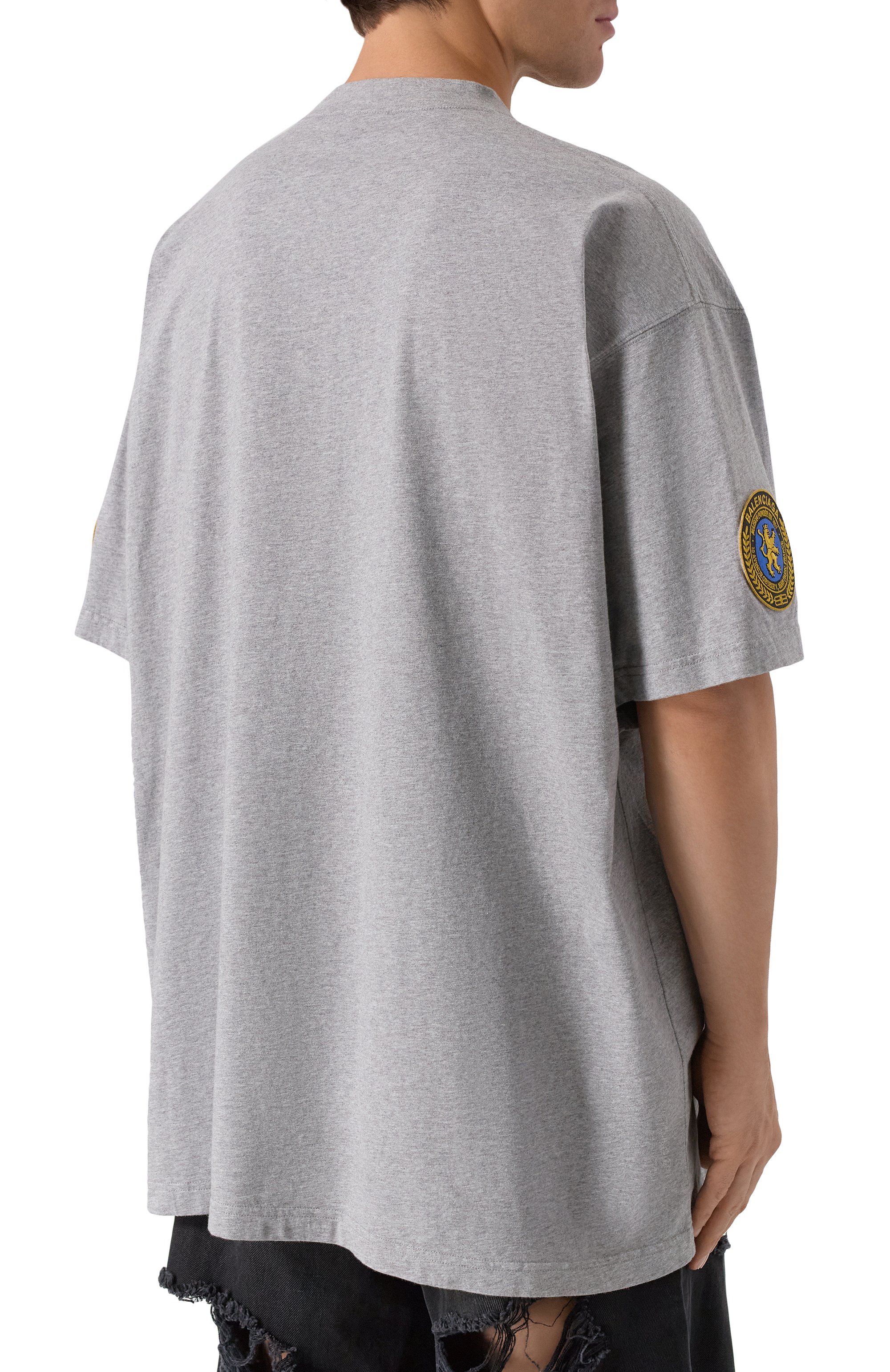 Хлопковая футболка BALENCIAGA, арт. 831305/TSVH4, фото 4