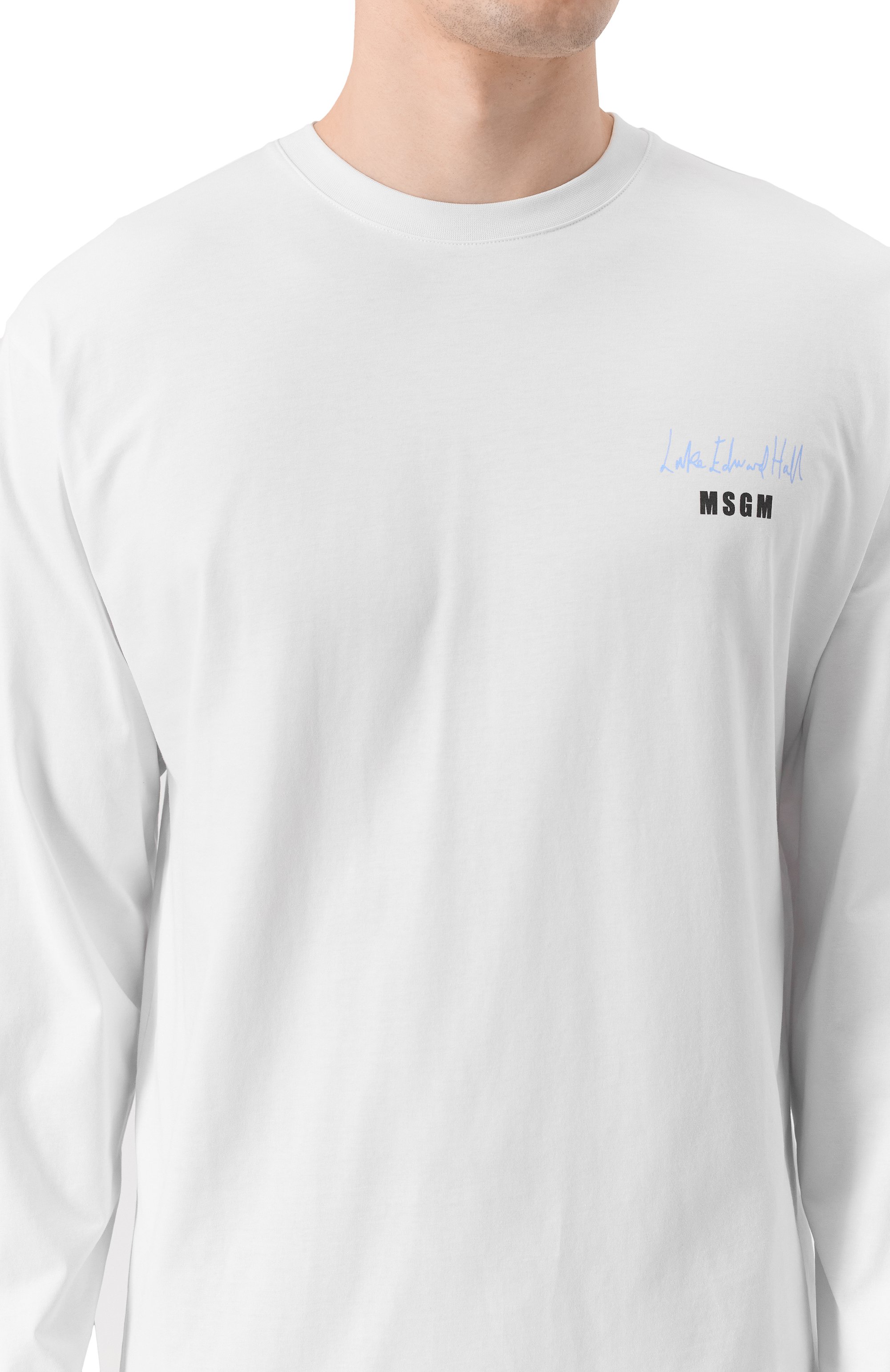 Хлопковый лонгслив MSGM, арт. 3840MM143/257002, фото 5