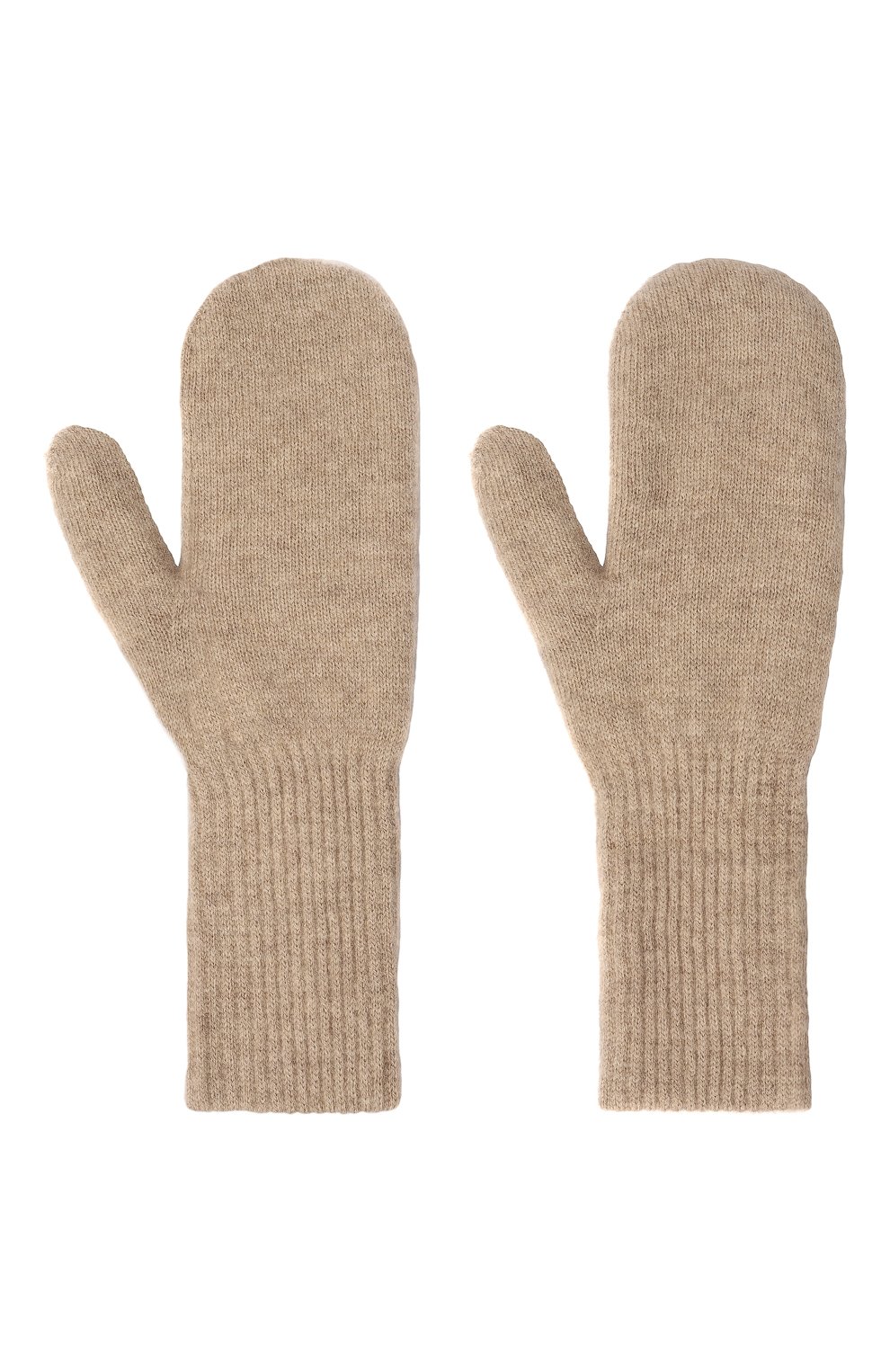 Кашемировые варежки TEGIN светло-бежевого цвета по цене 10350 руб., арт. 1641, фото 3 Кашемировые варежки TEGIN, арт. 1641, фото 3