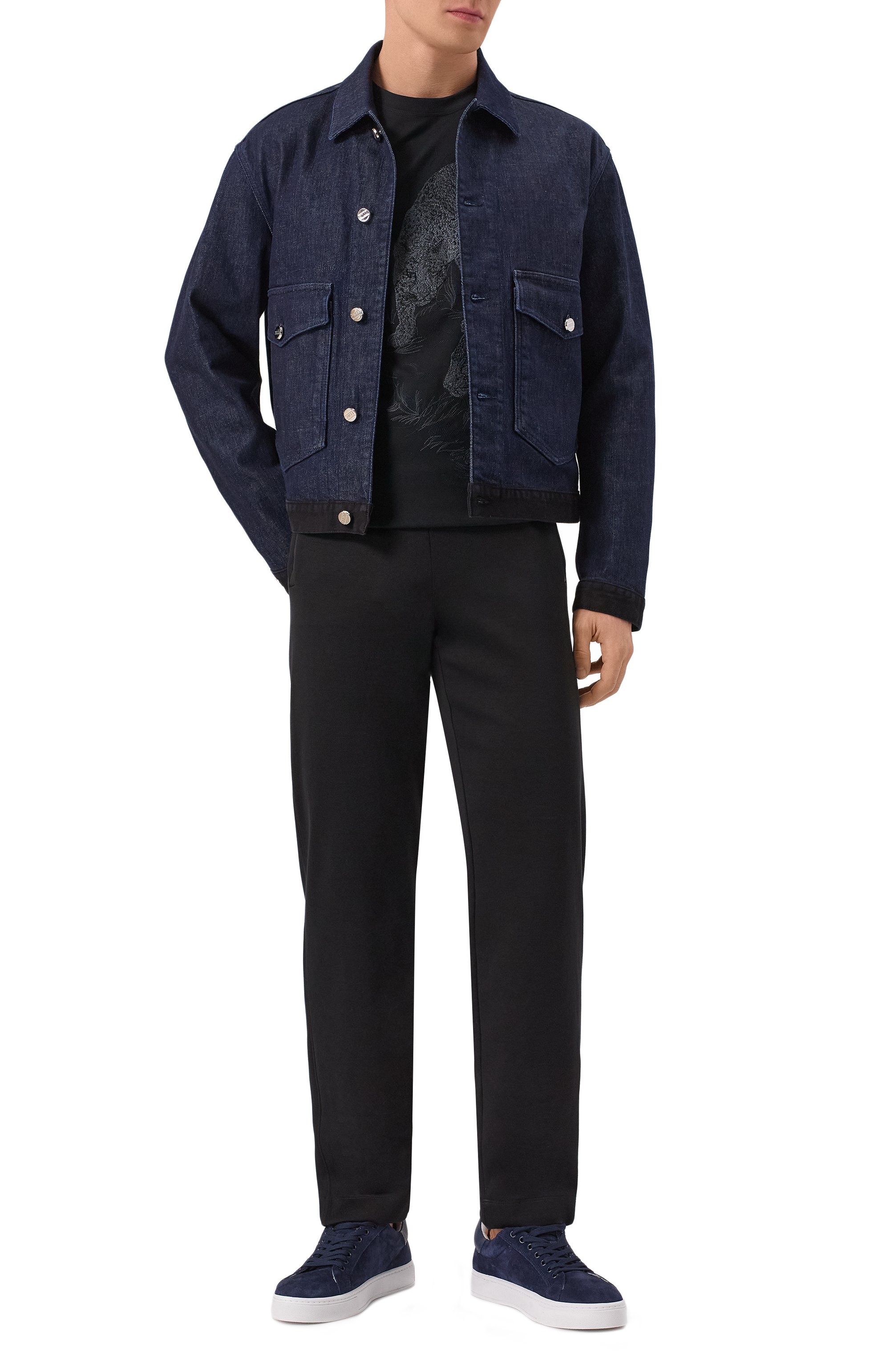 Брюки из хлопка и шелка STEFANO RICCI, арт. K818922P3D/T25170, фото 2