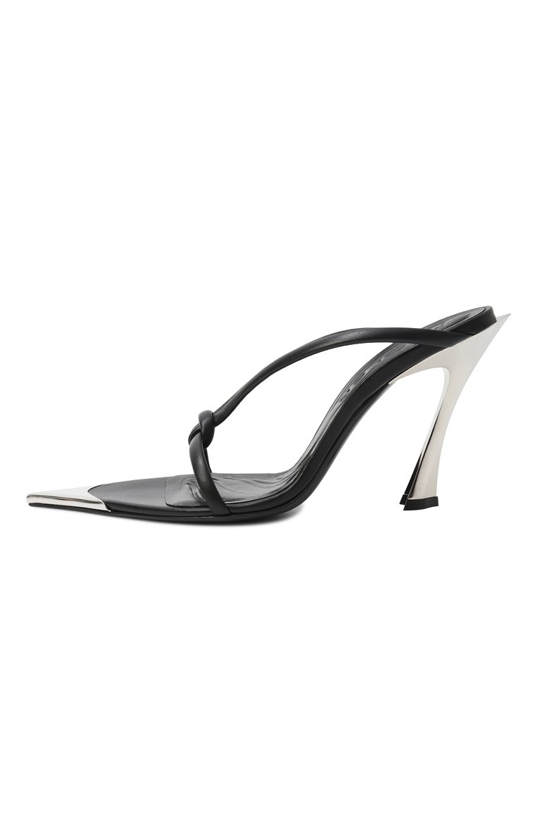 Кожаные мюли fang 95 MUGLER, арт. MUWSS25SC130_SL001, фото 1