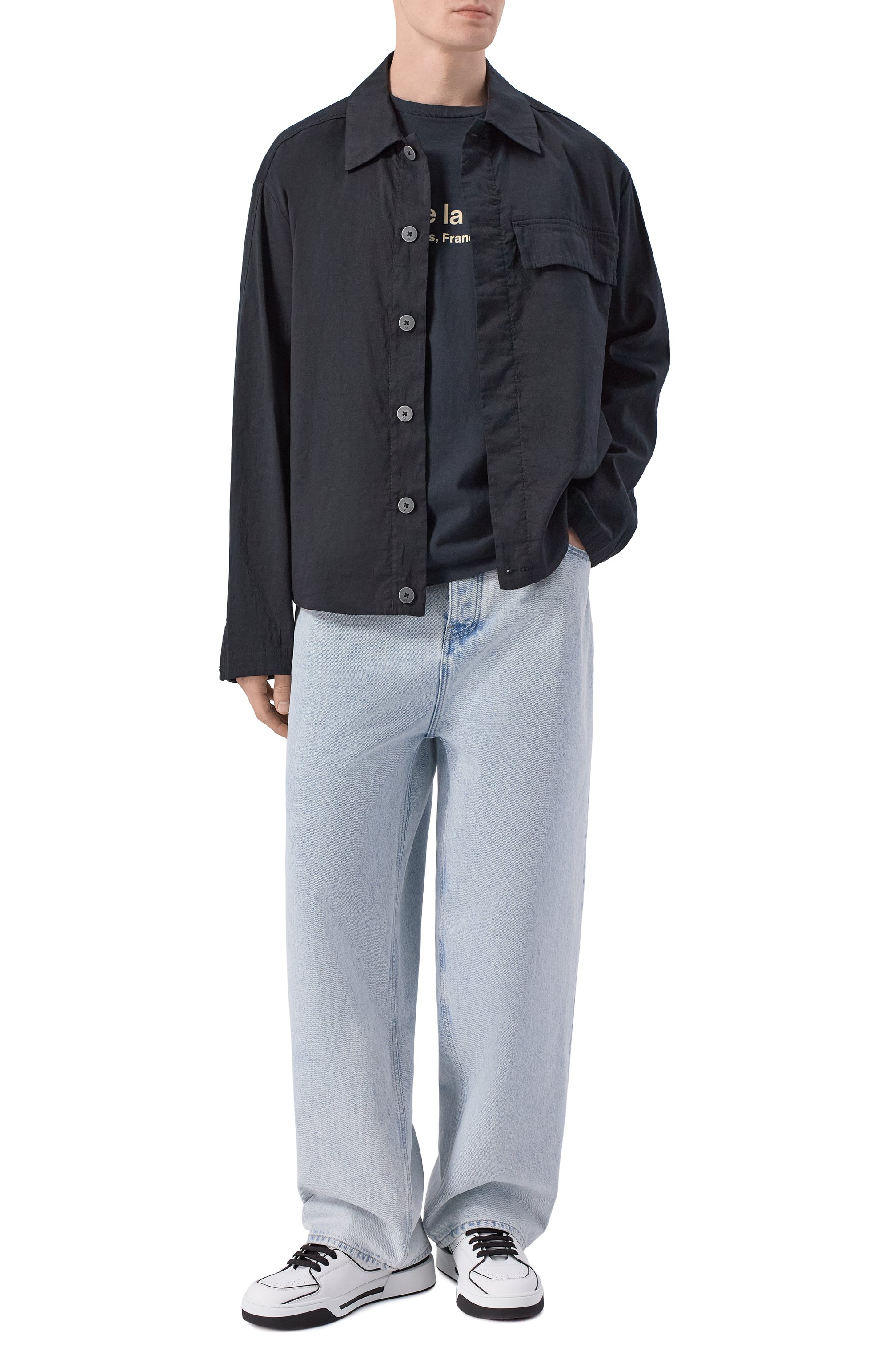 Хлопковый лонгслив GALLERY DEPT., арт. T0P037/C0TT0N, фото 2