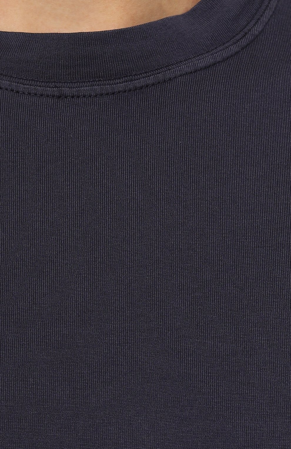 Хлопковая футболка FEDELI темно-синего цвета по цене 27450 руб., арт. 7UEF0103, фото 5 Хлопковая футболка FEDELI, арт. 7UEF0103, фото 5