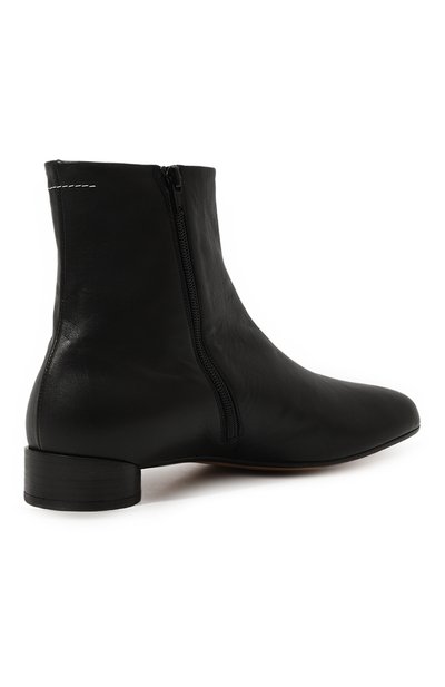 Кожаные сапоги MM6 черного цвета по цене 59150 руб., арт. S59WU0237/P3628, фото 5 Кожаные сапоги MM6, арт. S59WU0237/P3628, фото 5