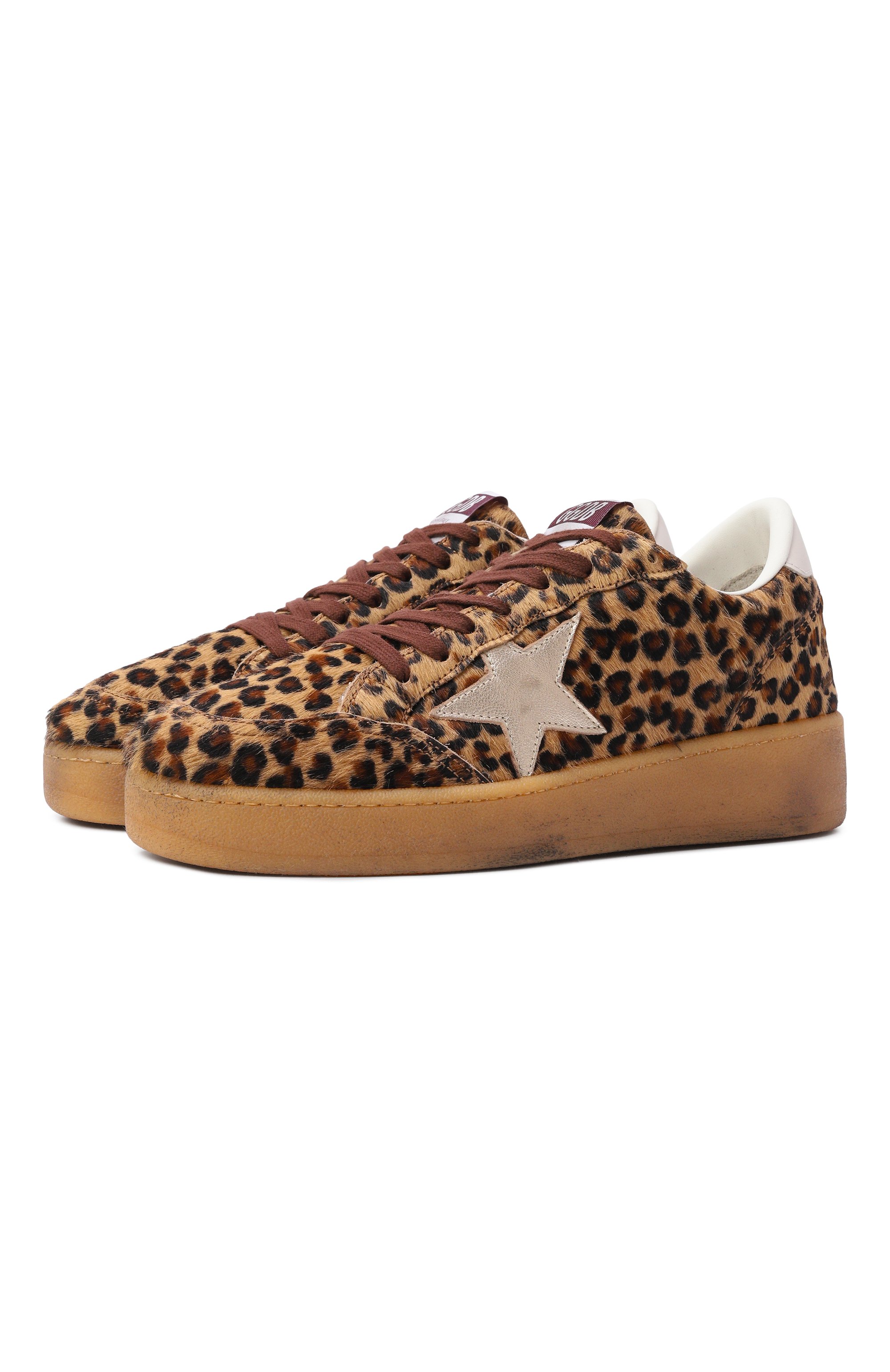 Кожаные кеды ball star GOLDEN GOOSE DELUXE BRAND, арт. GWF00804.F008010, фото 1
