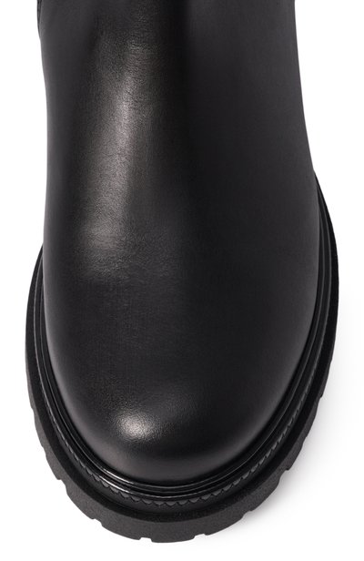 Кожаные сапоги ELISABETTA FRANCHI LA MIA BAMBINA черного цвета по цене 34200 руб., арт. F4A6-E0709-1333999-, фото 4 Кожаные сапоги ELISABETTA FRANCHI LA MIA BAMBINA, арт. F4A6-E0709-1333999-, фото 4