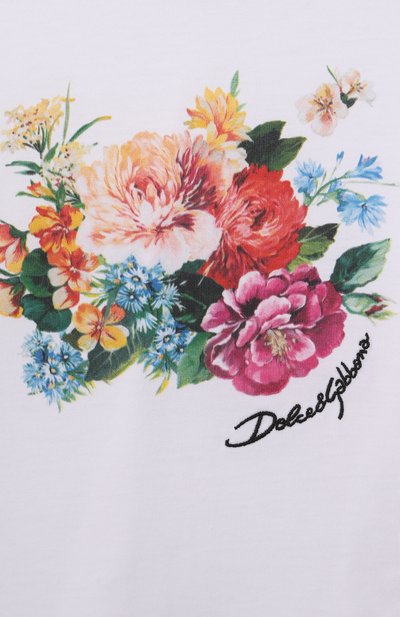 Хлопковая футболка DOLCE & GABBANA, арт. L5JTNL/G7PHR/2-6, фото 3