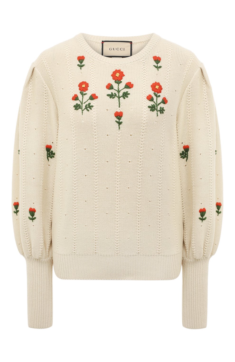 Пуловер из шерсти и хлопка GUCCI, арт. 653328 XKBS9,  фото 1