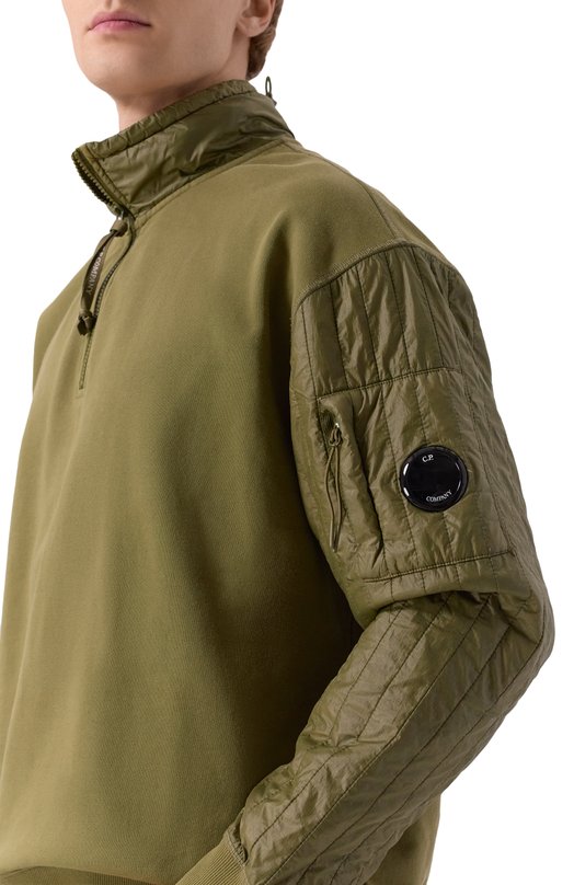 Хлопковый анорак C.P. Company 19CMSS052A005835M Хаки  19CMSS052A005835M Фото 5