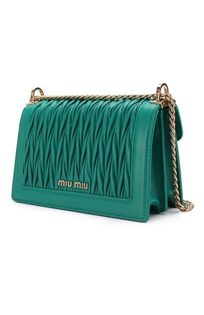 Сумка из кожи MIU MIU, арт. 5BD083-N88-F0MYE-OOO, фото 3