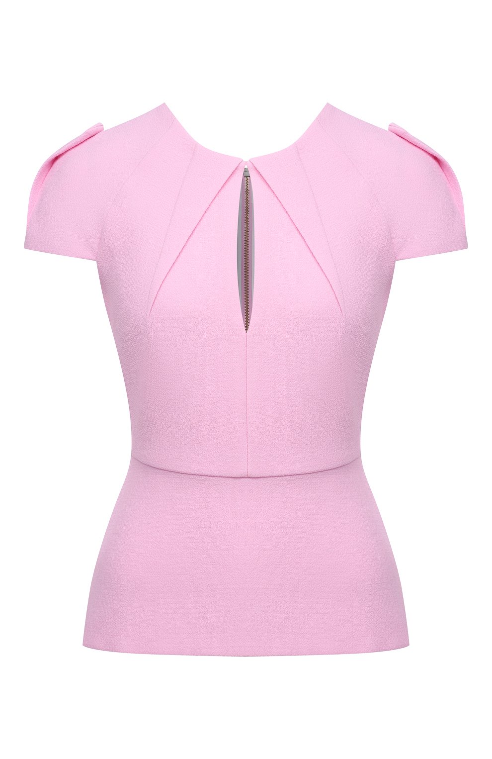 Шерстяной топ ROLAND MOURET светло-розового цвета по цене 86300 руб., арт. SS21/S2213/F0491, фото 1 Шерстяной топ ROLAND MOURET, арт. SS21/S2213/F0491, фото 1