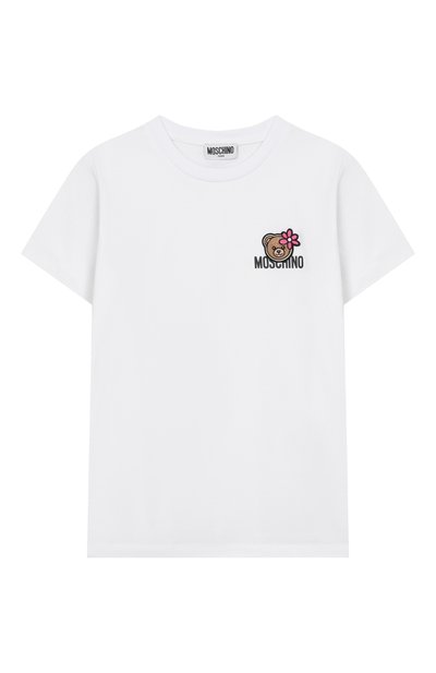 Хлопковая футболка MOSCHINO, арт. HAM03P/LAA02