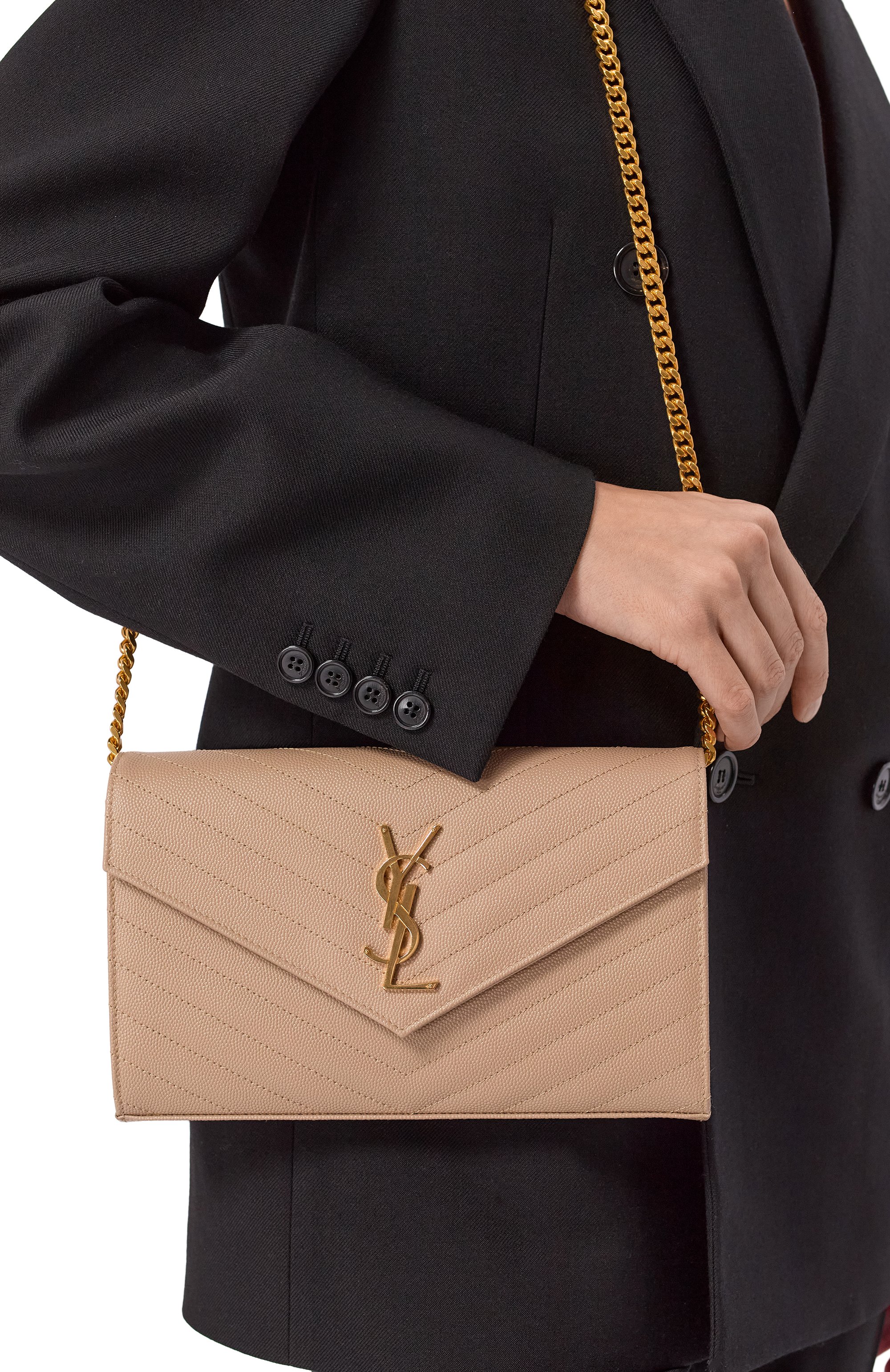 Сумка classic cassandre SAINT LAURENT, арт. 377828/B0W01, фото 2