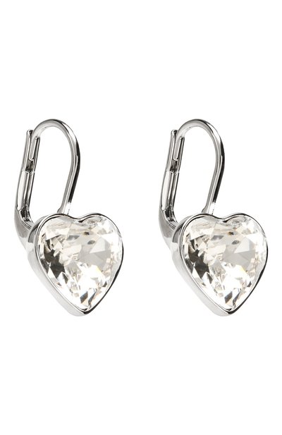 Серьги bella heart SWAROVSKI серебряного цвета по цене 5385 руб., арт. 5515191, фото 3 Серьги bella heart SWAROVSKI, арт. 5515191, фото 3